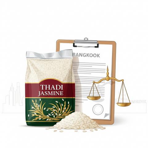 rice product imported in thailand