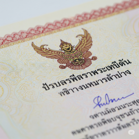 a document written in thai language
