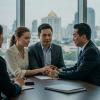 couple in a law firm