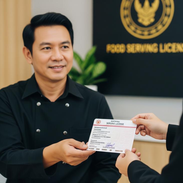one restaurant business owner getting the licence
