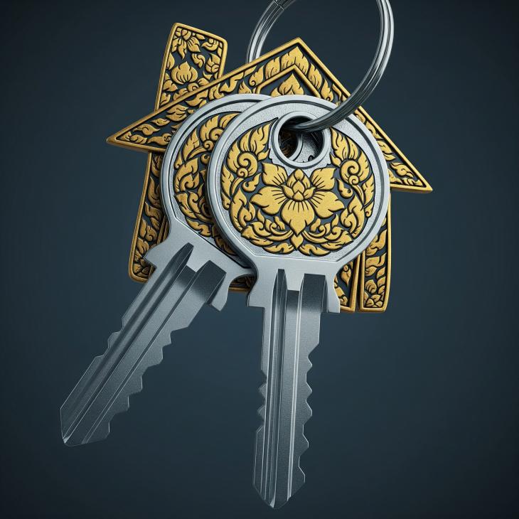 keys with a ring
